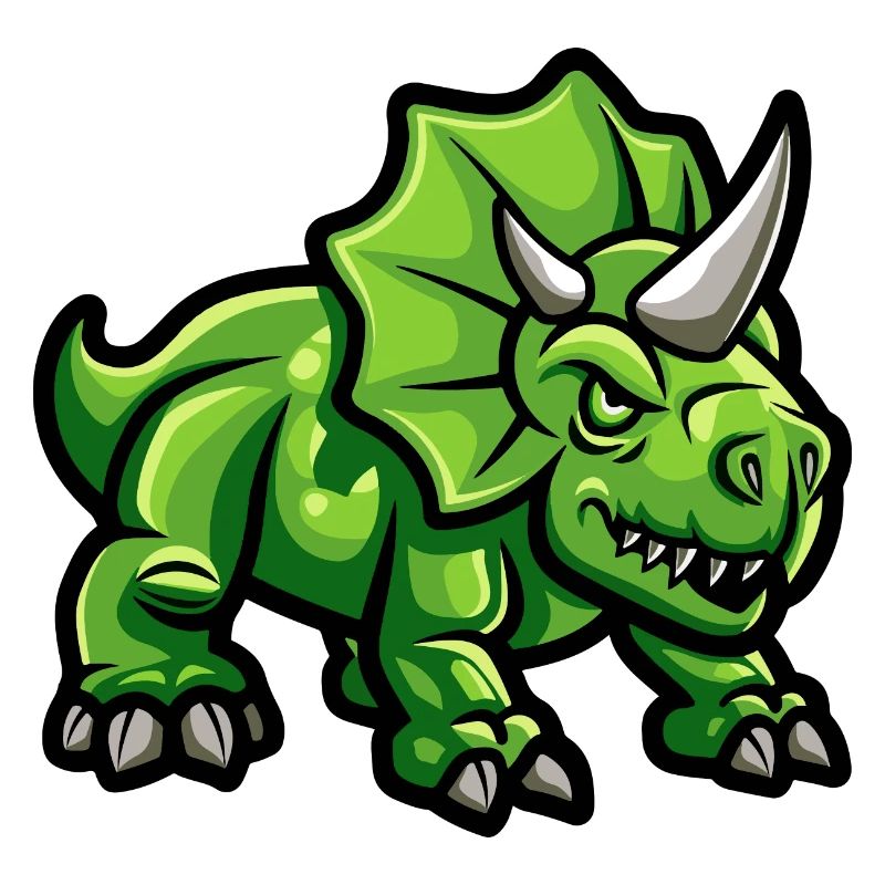 Dinosaur triceratops Comic