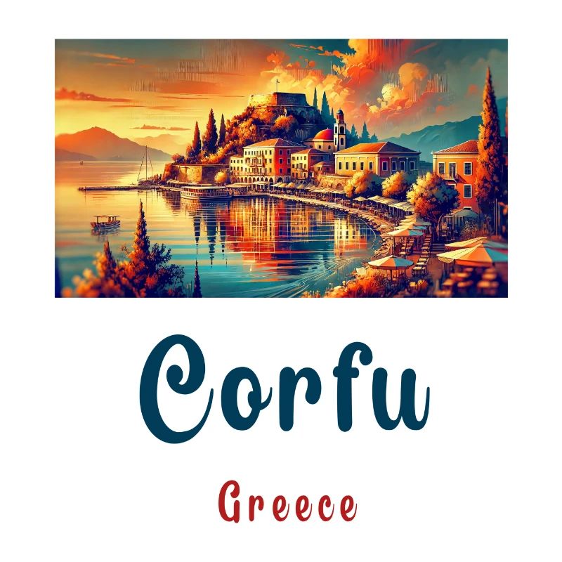 Design de maison à Corfou, Grèce