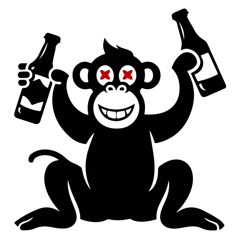 Monkey Beer Drunk