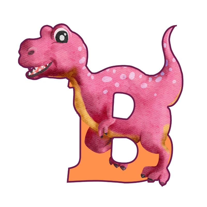 B - DINOSAUR, customizable
