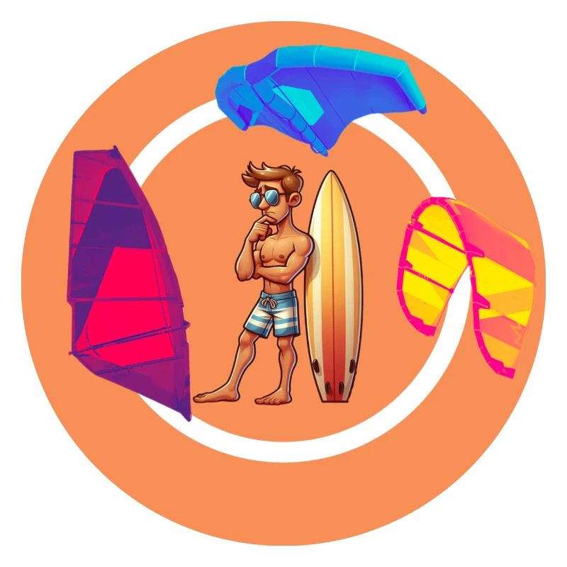 Make your choice wind kite wing orange