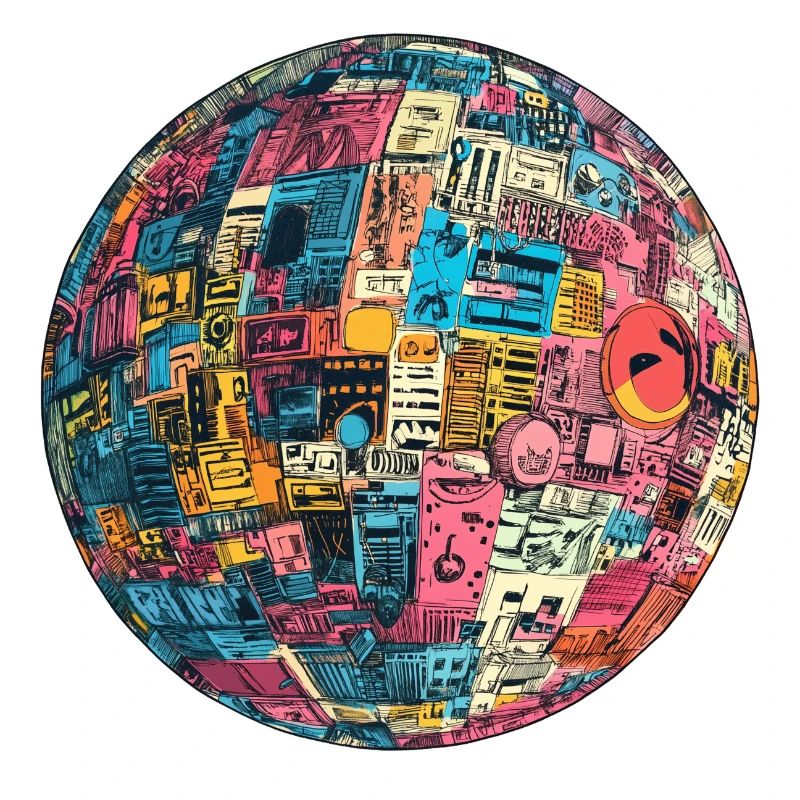 Retro-Future Sphere: Technicolor Vision!