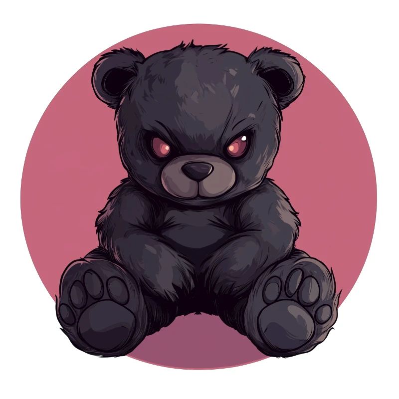 Fearless Teddy Bear: Darkness in Style