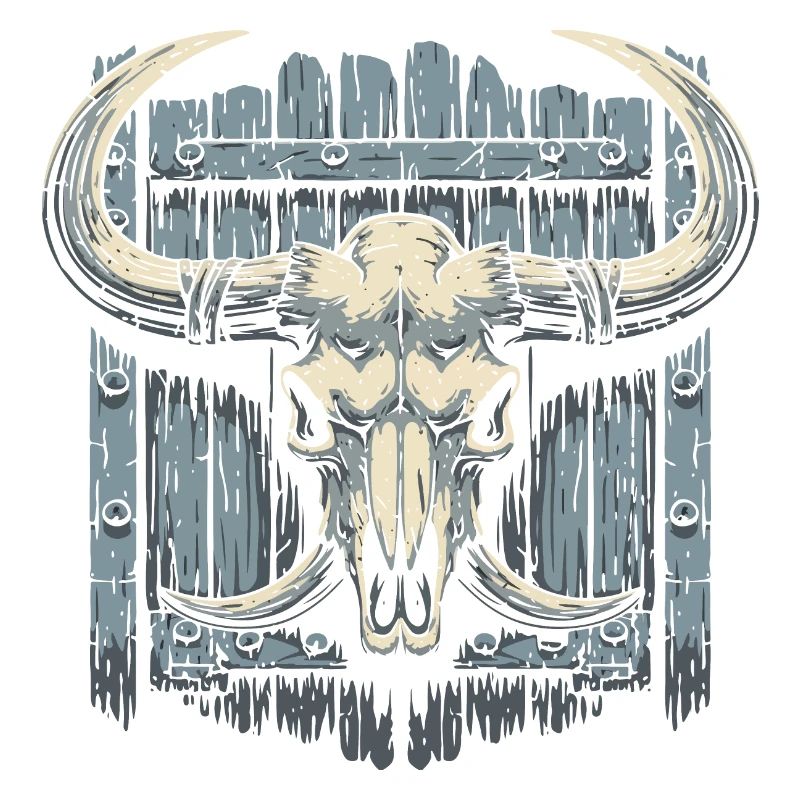 Crâne de bison