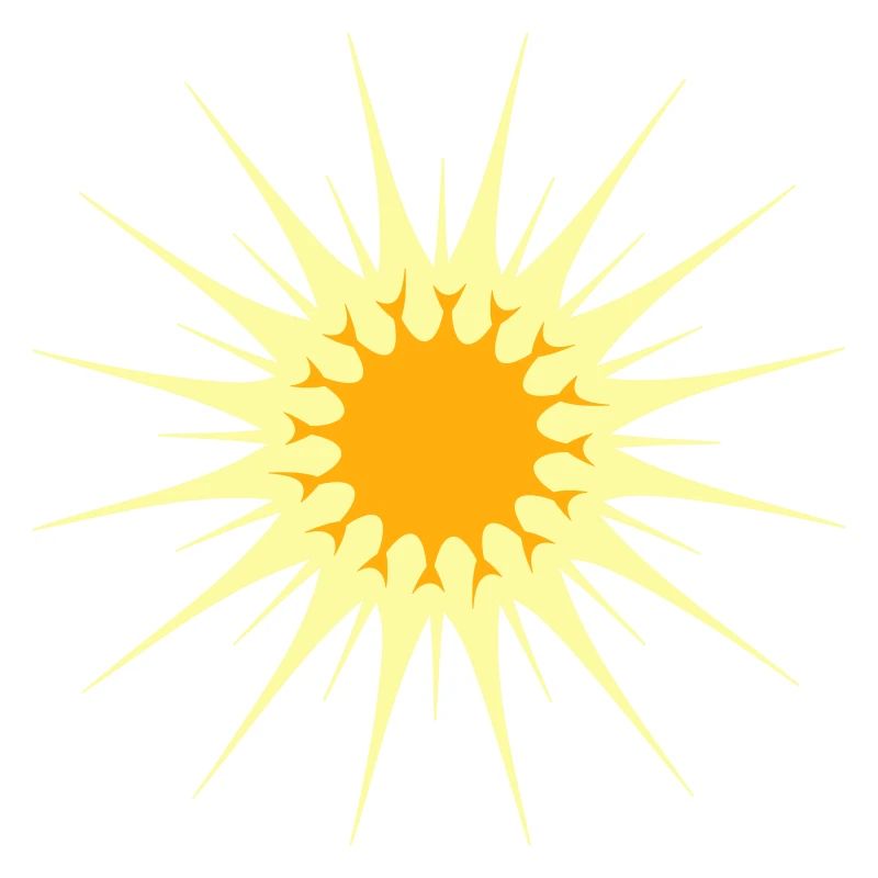 Bright Sun Rays Summer Glow Light Warmth