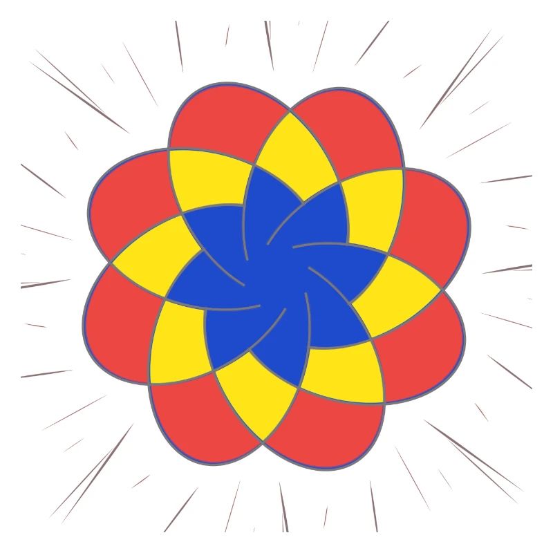 Abstract with a pattern