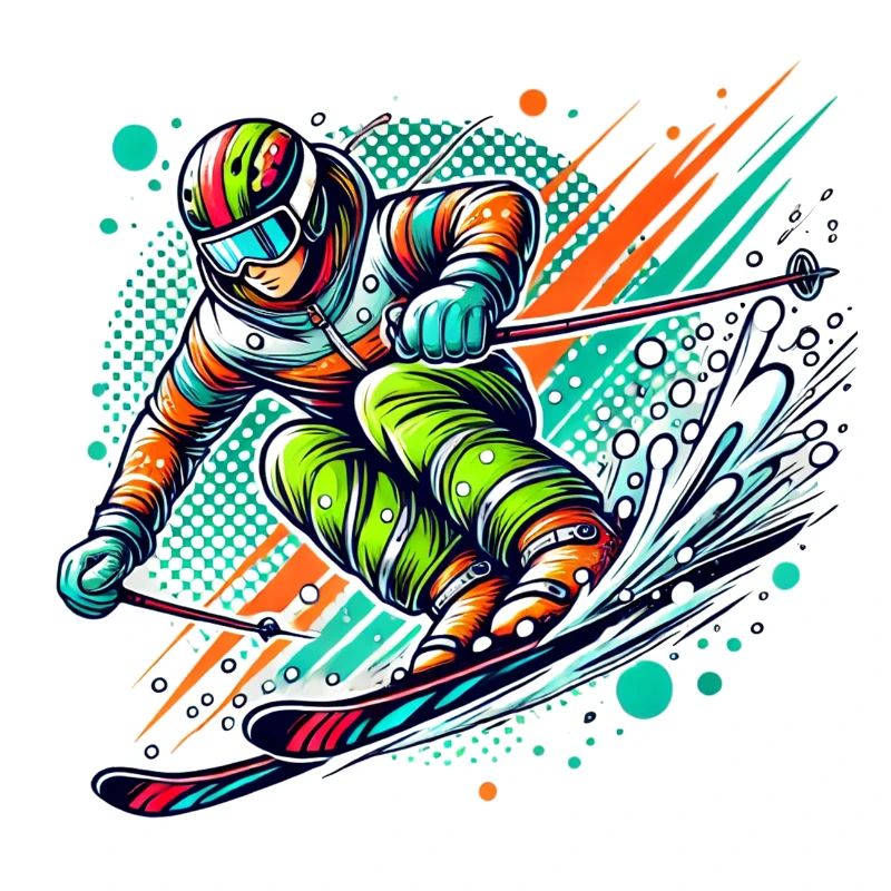 ski abfahrt