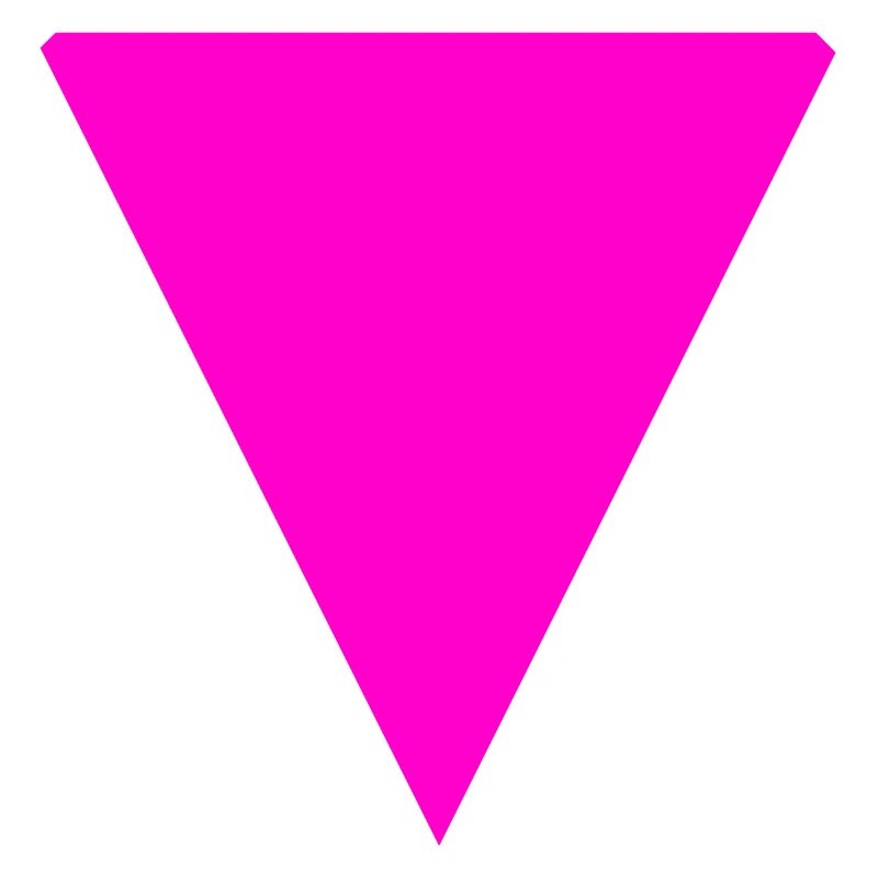 Triangle rose / Rosa Winkel
