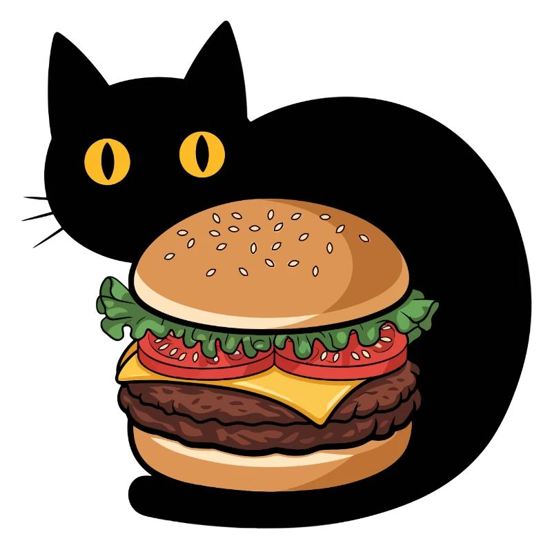 Burger Cat