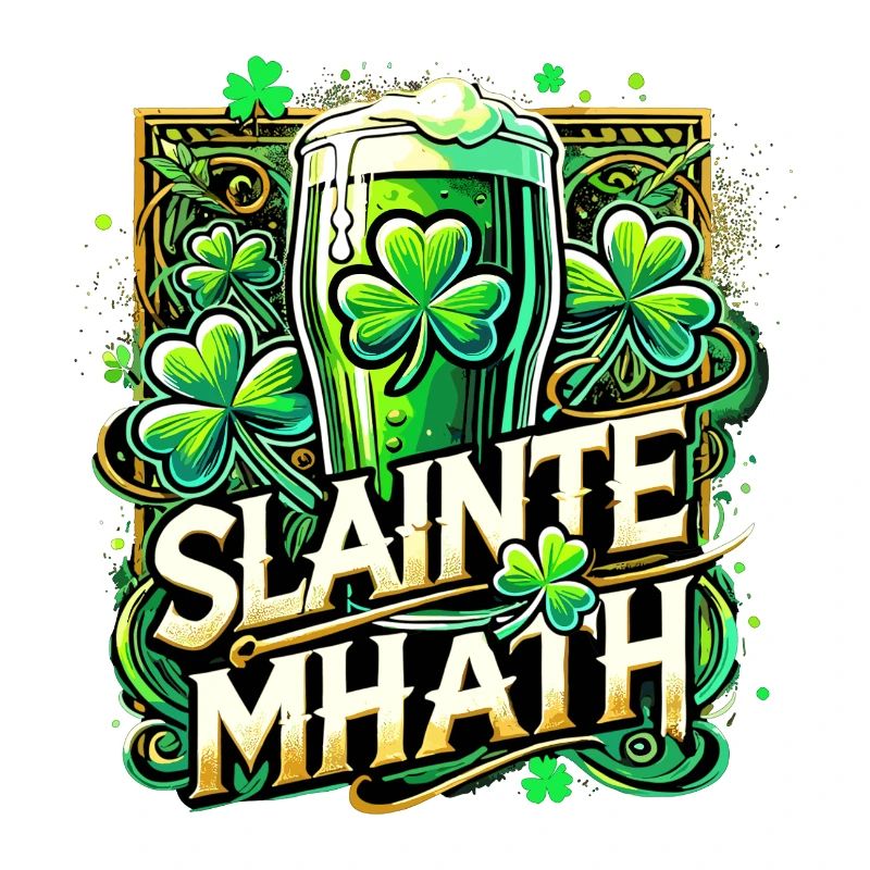 Cadeau de la Saint-Patrick Slainte Mhath Irlande