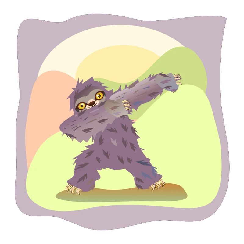 DABBING DANCING DANCING SLOTH