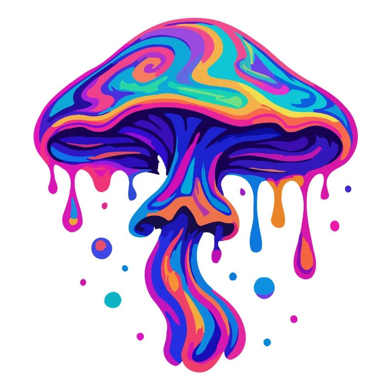 Neon Mushroom