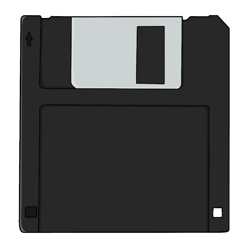 Nostalgic 3½ inch Diskette Retro Floppy Disk