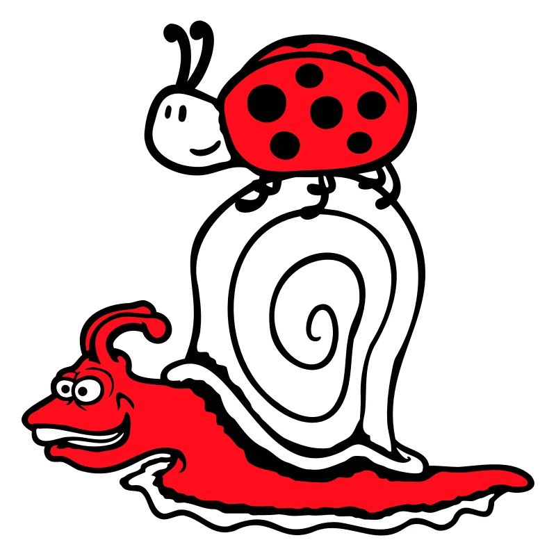 Snail 2 Friends Ladybug Fast Team Cute