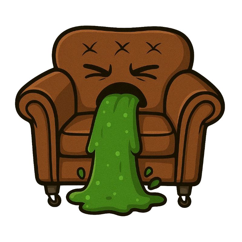 Couchi vomit