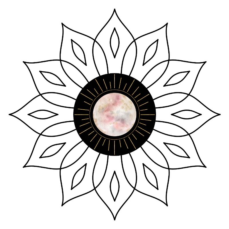 Mandala rosette