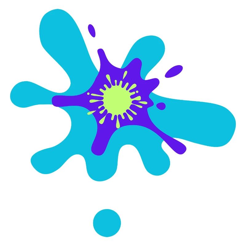 Abstract Color Strike Pattern