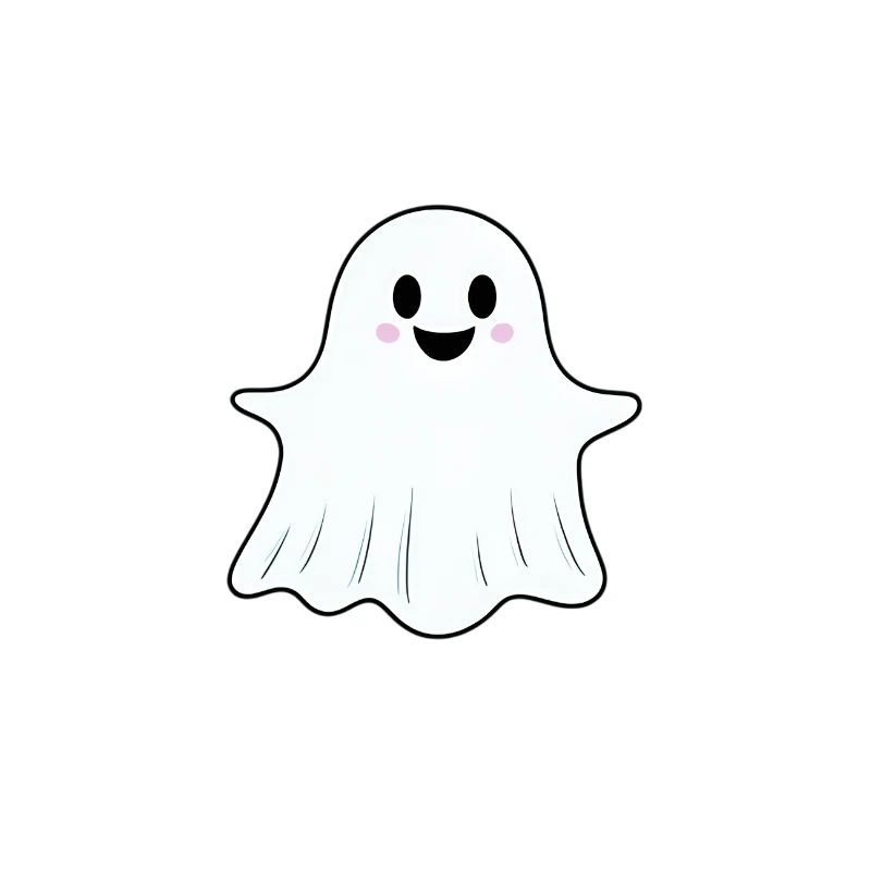 Cuddly Ghost Friend Cute Ghost
