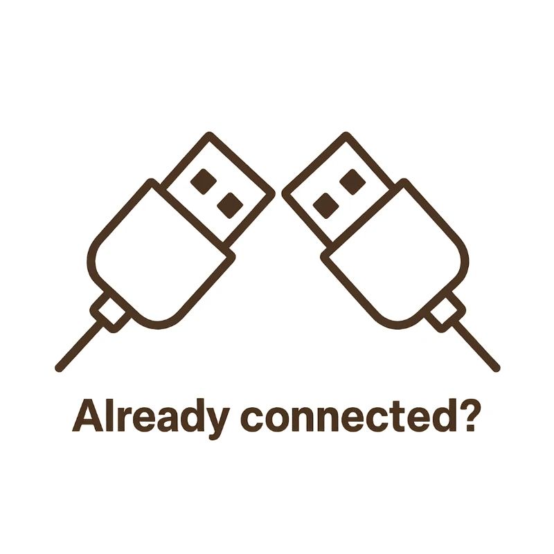 already connected