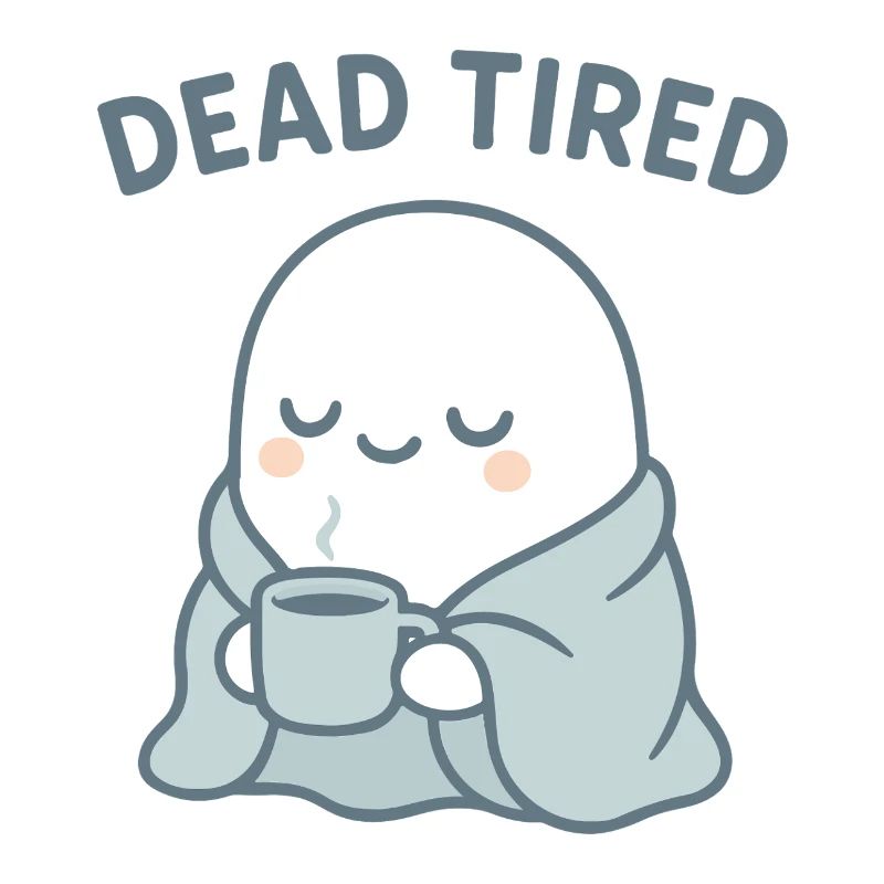 Dead Tired Ghost Tasse douillette