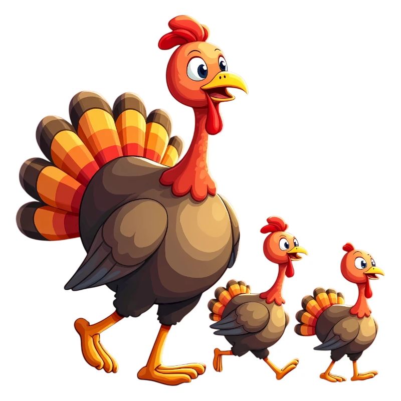 Bébé dinde de Thanksgiving