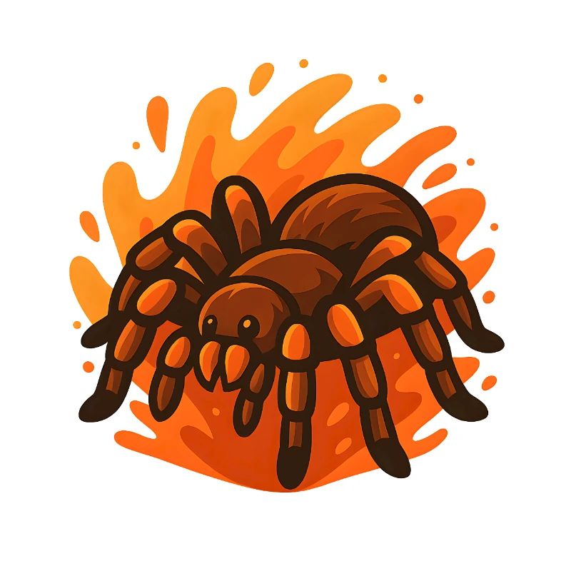 Fiery Goliath Spider