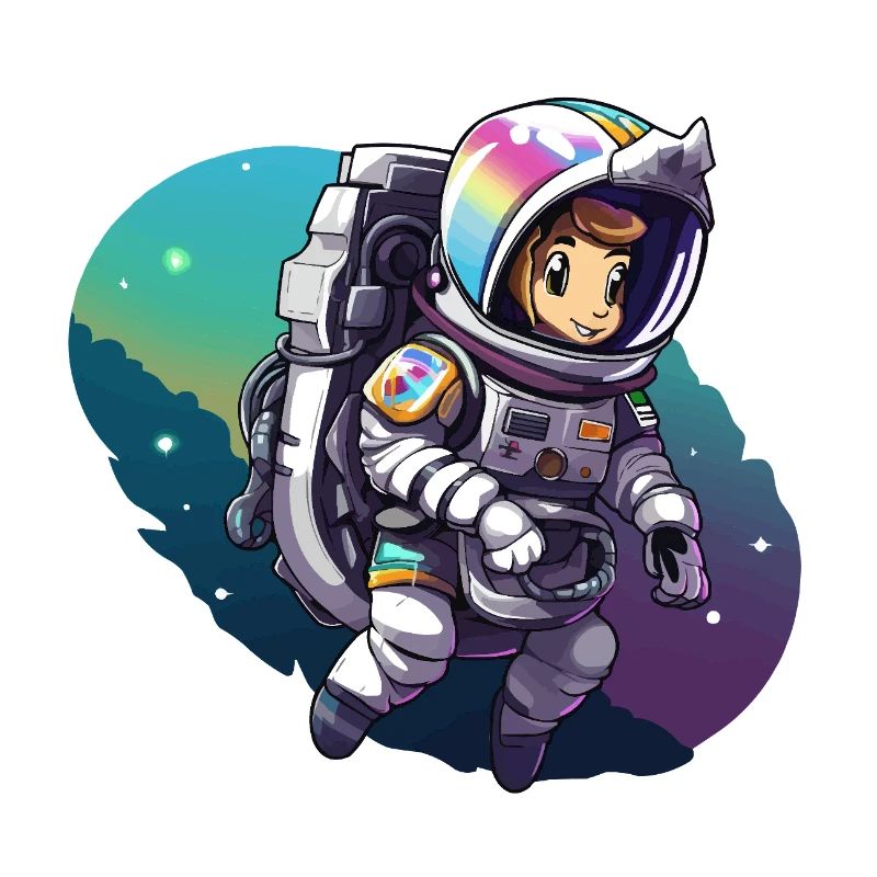 Astronaute d’aventure spatiale