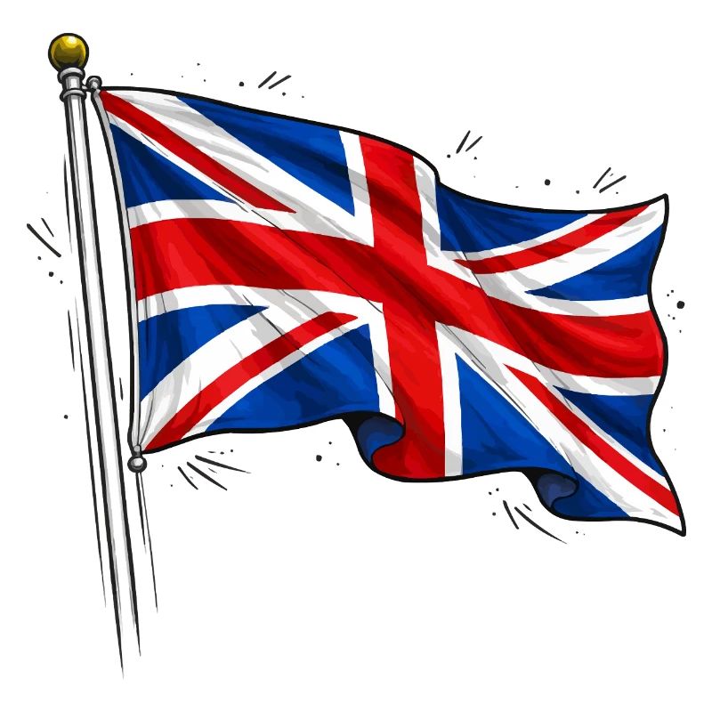 Drapeau de l’Angleterre de Grande-Bretagne
