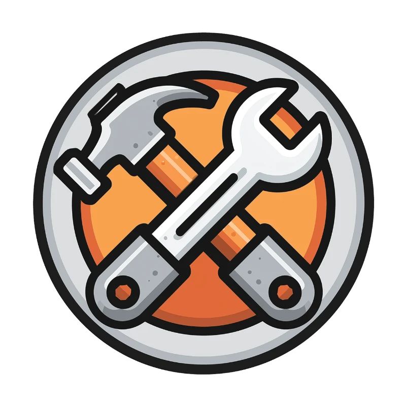 Tools in hand, handyman always ready, handyman