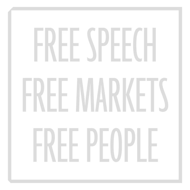 Marché de la liberté d’expression Peuple Libertarian Freedom Logo
