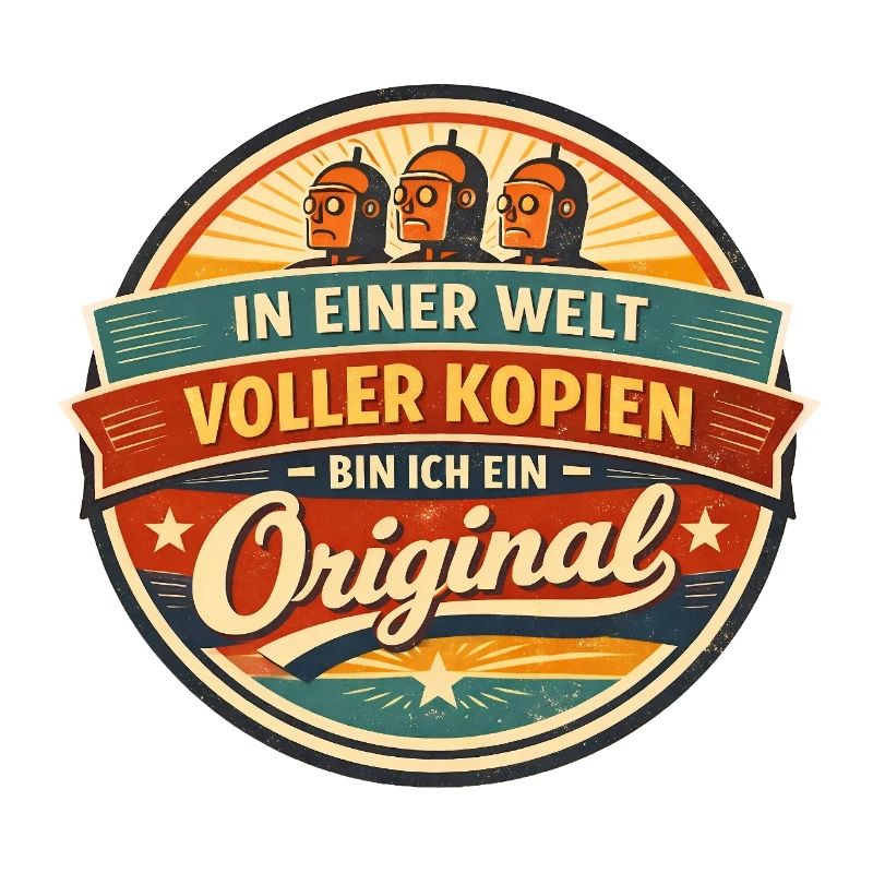 In einer Welt voller Kopien bin ich ein Original.