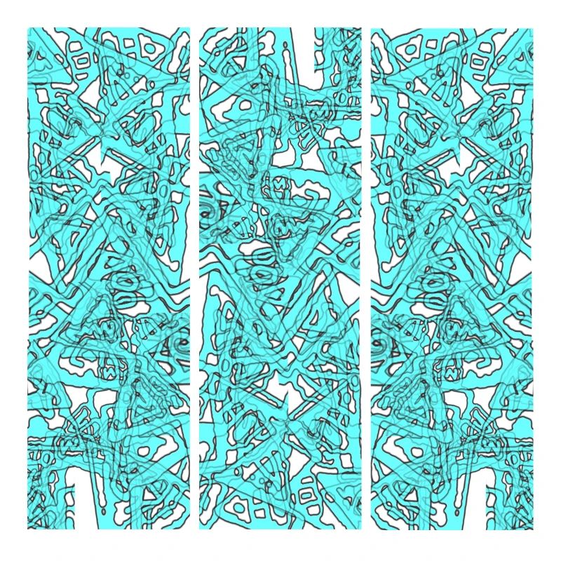Triptyque du Chaos Turquoise