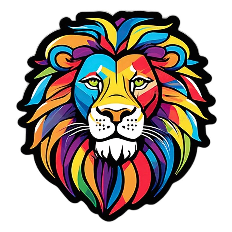 Rainbow Bright Lion