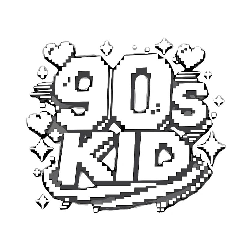 90s Kid Pixel Design
