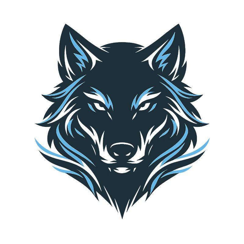 Blue Night Wolf Emblem