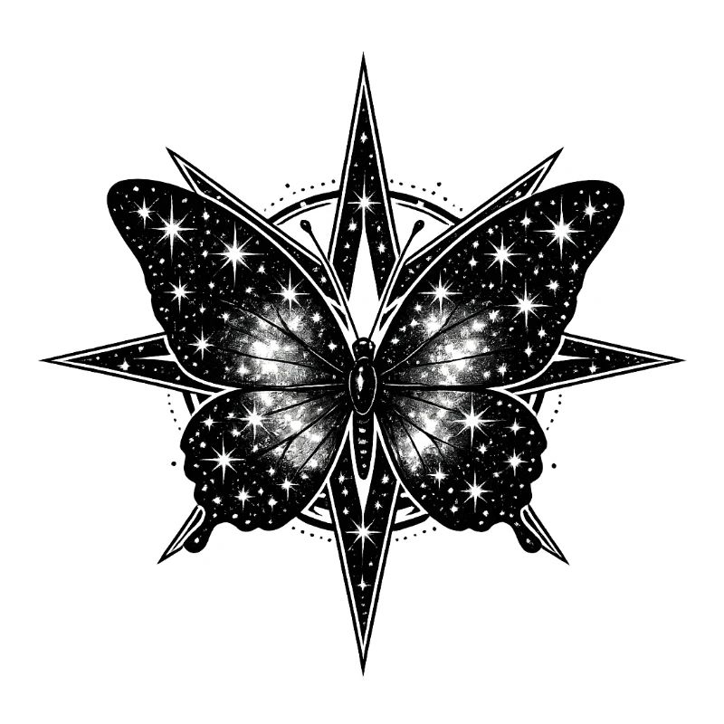Cosmic Butterfly Compass