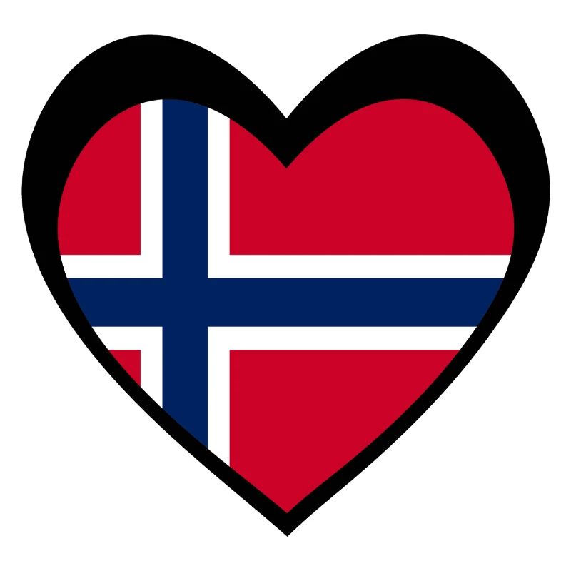 Norge Svart Hjerte – Kjærlighet til Norge