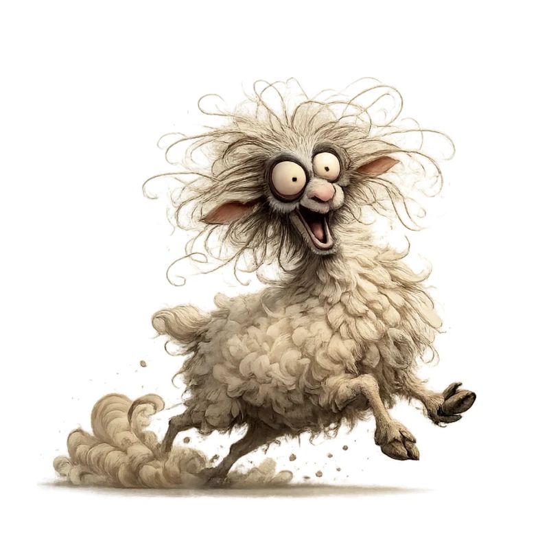 crazy sheep