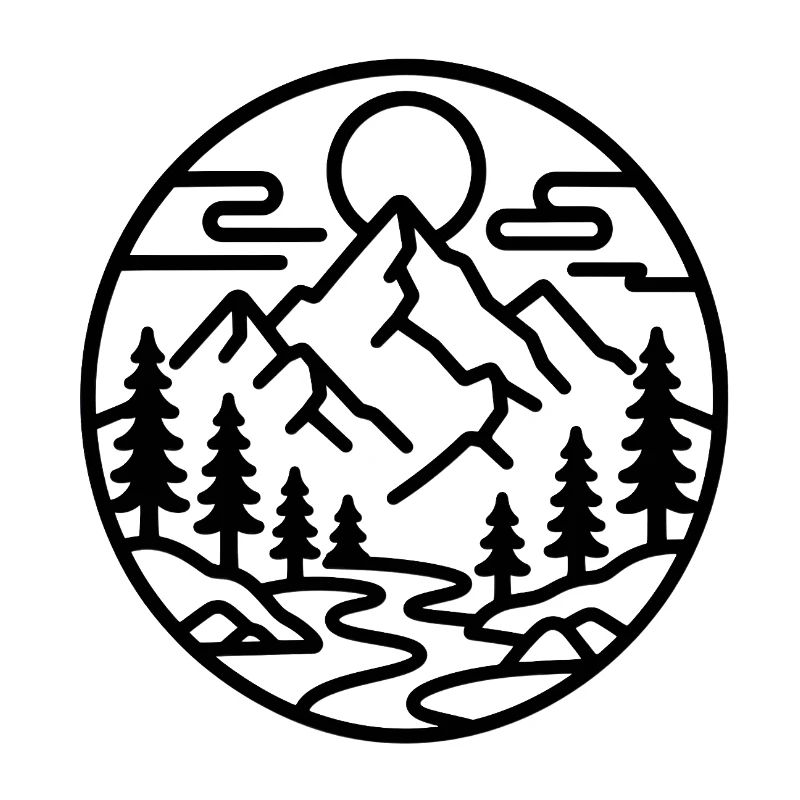 Mountain Forest Emblem