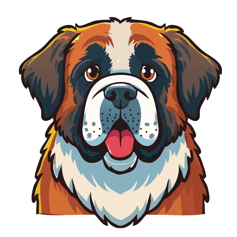 St. Bernard (portrait/comic)