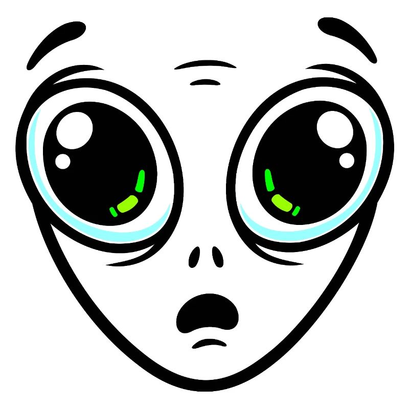 Großäugiger Außerirdischer