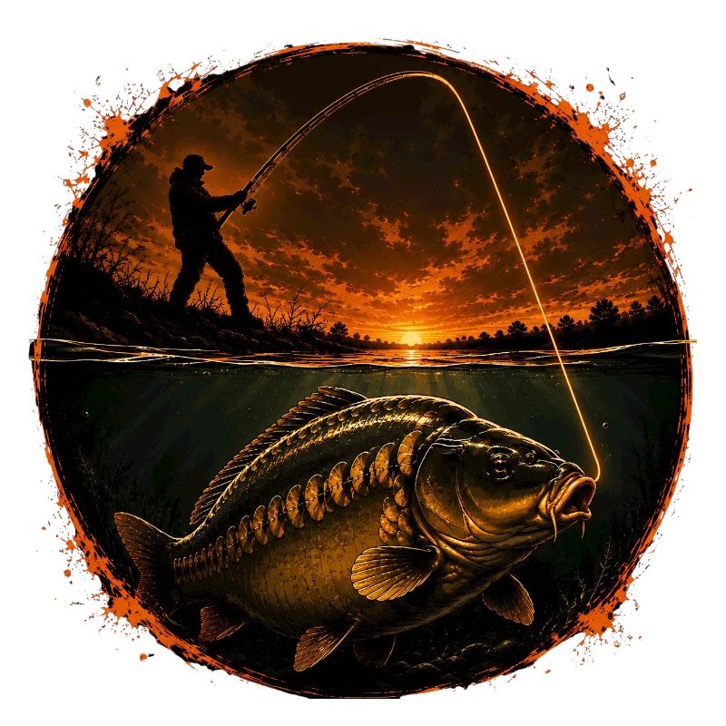 Conception de la pêche à la carpe par connexion de surface