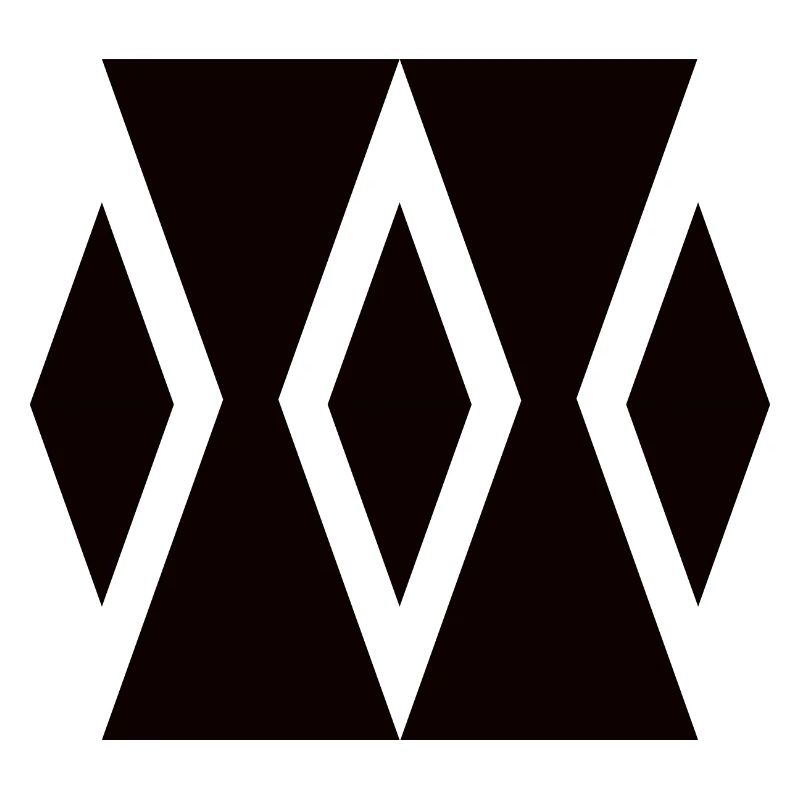 Les triangles Sablier - Formes & Symboles simplement black