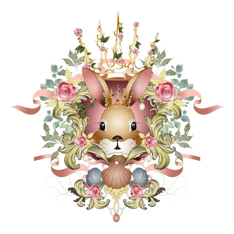 Adorable Easter in an ornamental setting