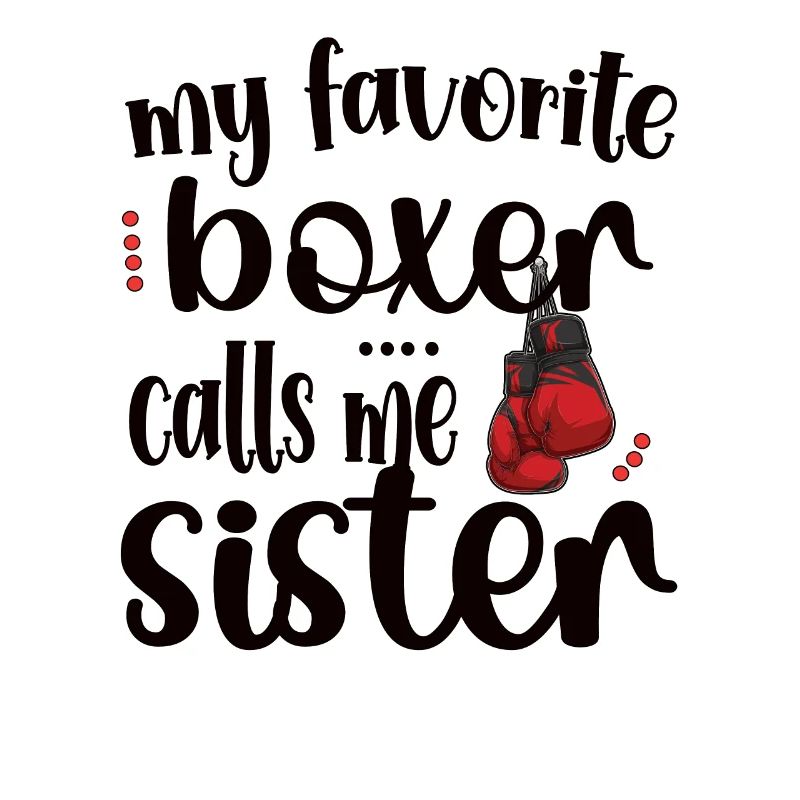 Boxschwester Stolze Box-Schwester Boxer Geschenk