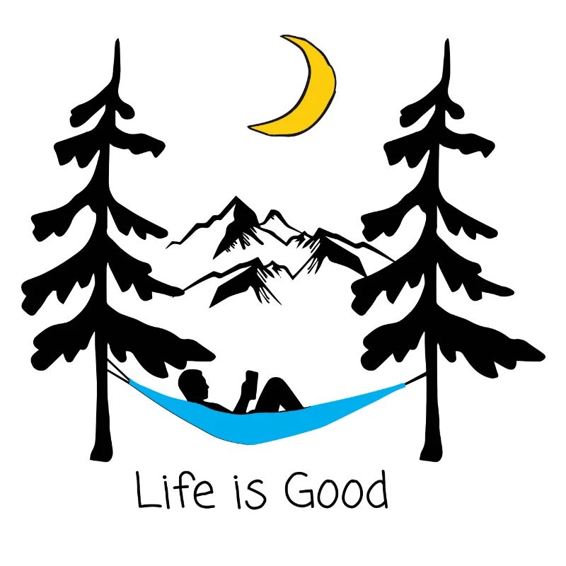 Playful Nighttime Smiling Moon Design