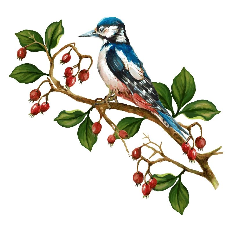 Bunter Vogel