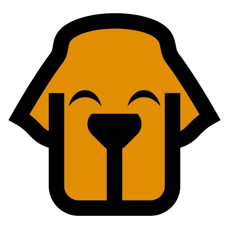 Dog Face Comic Logo