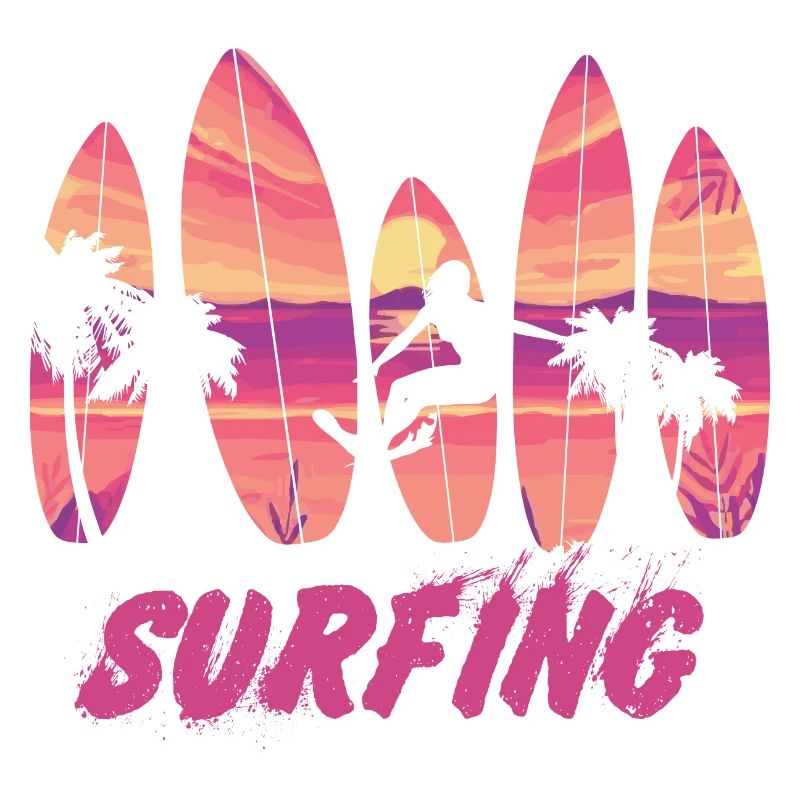 Surfing Surfboard Surfer Gift Idea