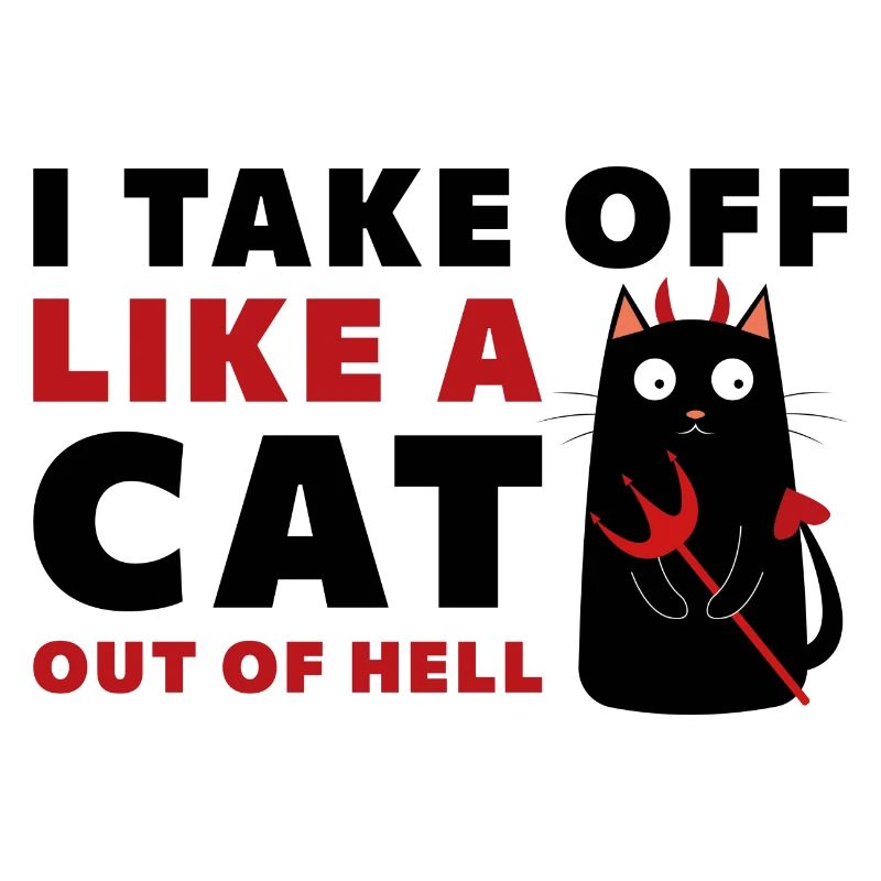 Je décolle comme un chat hors de l’enfer